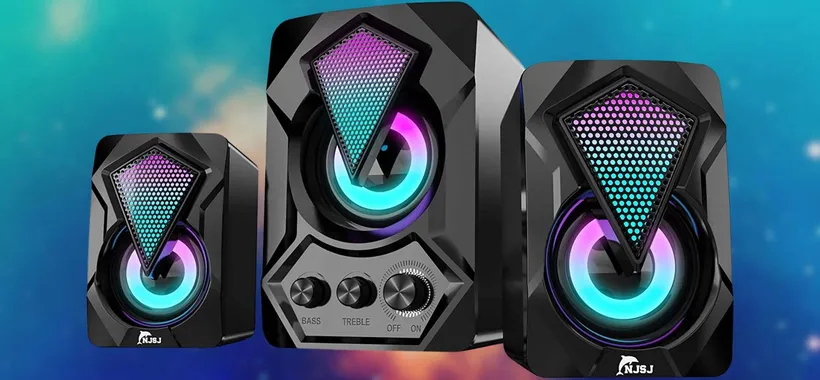 Sistema audio con subwoofer e luce LED a prezzo SHOCK su Amazon (28€)