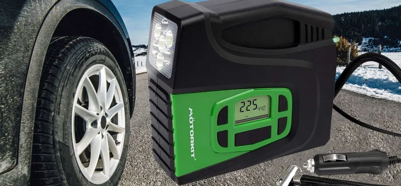 Potentissimo compressore portatile a 15€ su Amazon: sconto BOMBA del 69%