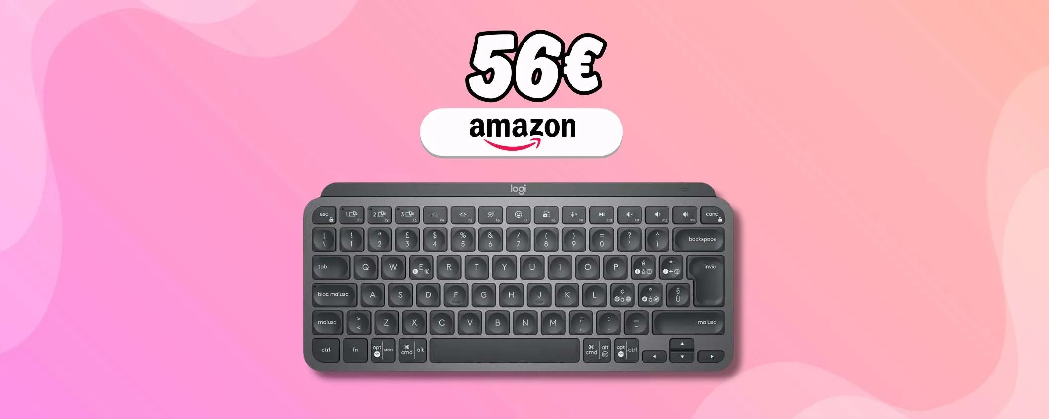 Logitech MX Keys Mini a prezzo shock: occasione imperdibile Amazon