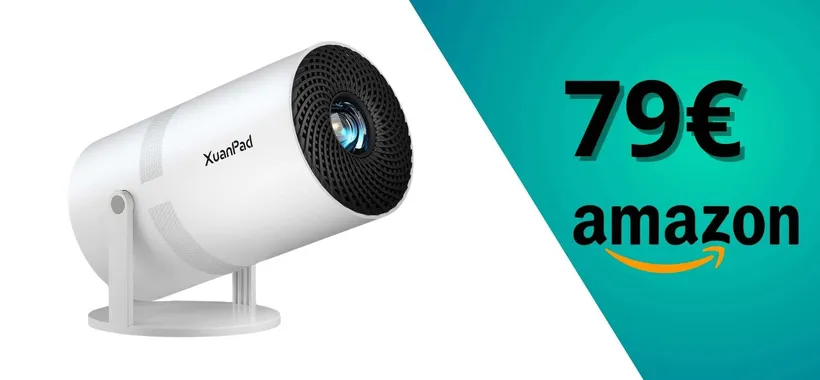 Xuanpad mini proiettore in offerta: qualità Full HD e WiFi 6 a prezzo scontato