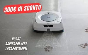 300€ di SCONTO per questo Robot Aspirapolvere Lavapavimenti!