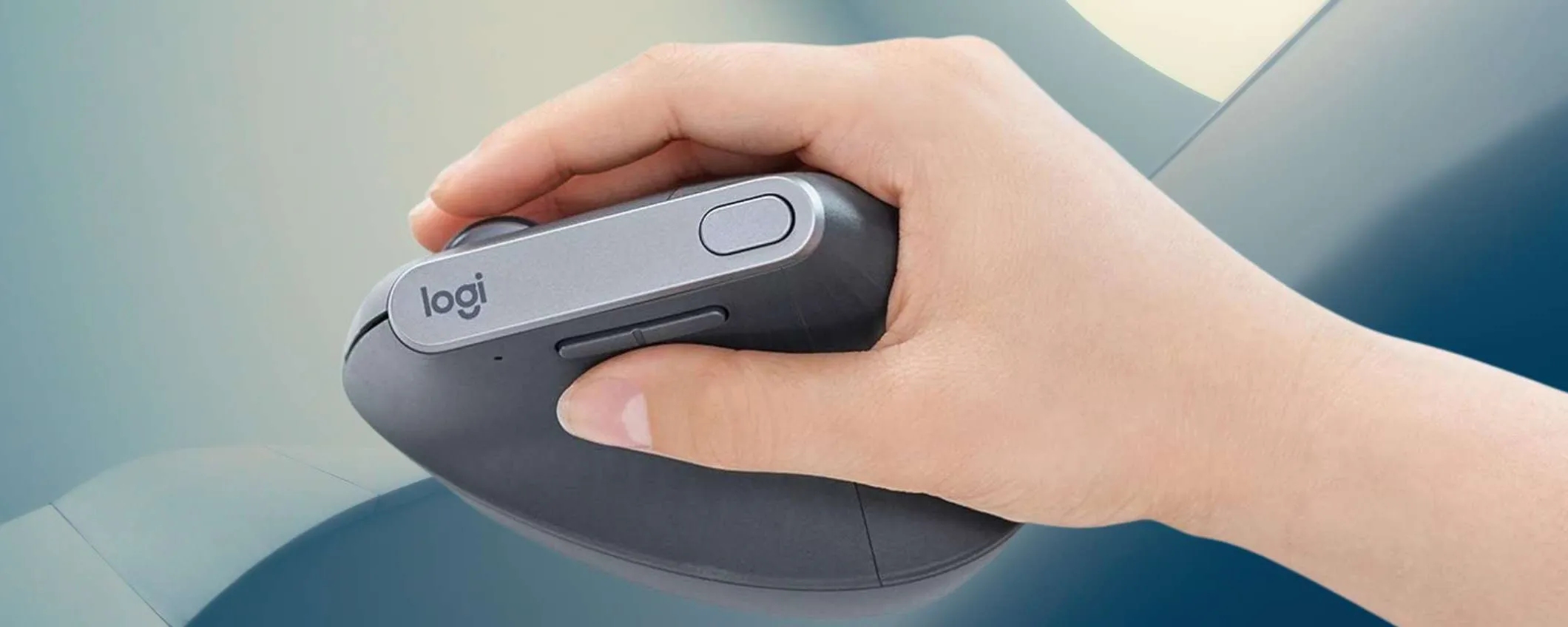 Logitech MX: niente fatica e ampia versatilità con questo mouse wireless verticale