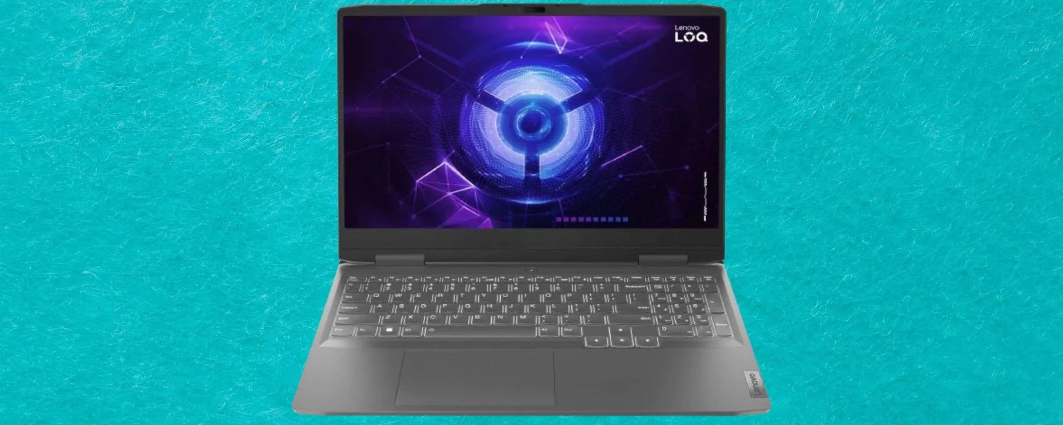 Laptop gaming Lenovo LOQ, risparmi 300€: RTX 4060, Intel Core i5, 144Hz
