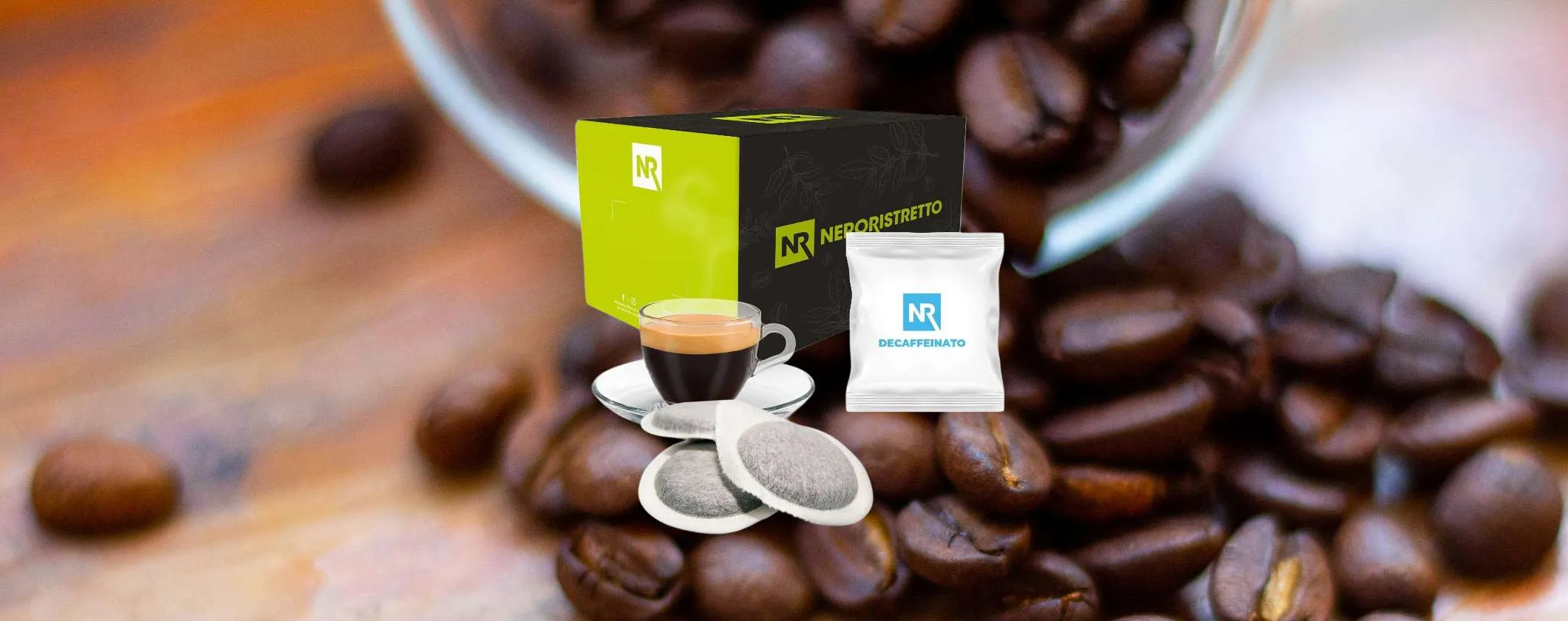 Meno di 15 centesimi per le Cialde Decaffeinato NeroRistretto