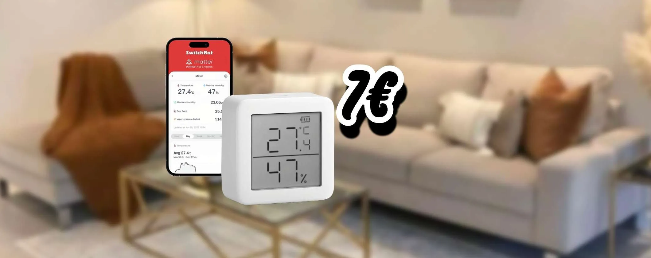 Fantastico Termometro Igrometro a soli 7€ su Amazon per il Prime Day