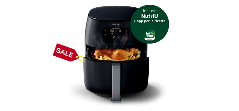 Friggitrice ad Aria Philips scontata di 110 euro