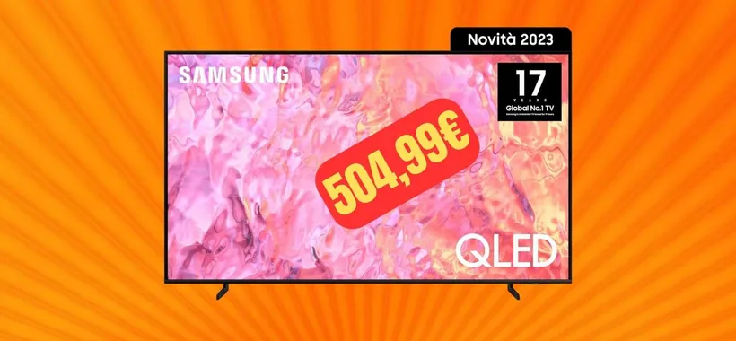 Smart TV Samsung QLED 55" 4K a soli 504,99€ su eBay con coupon sconto