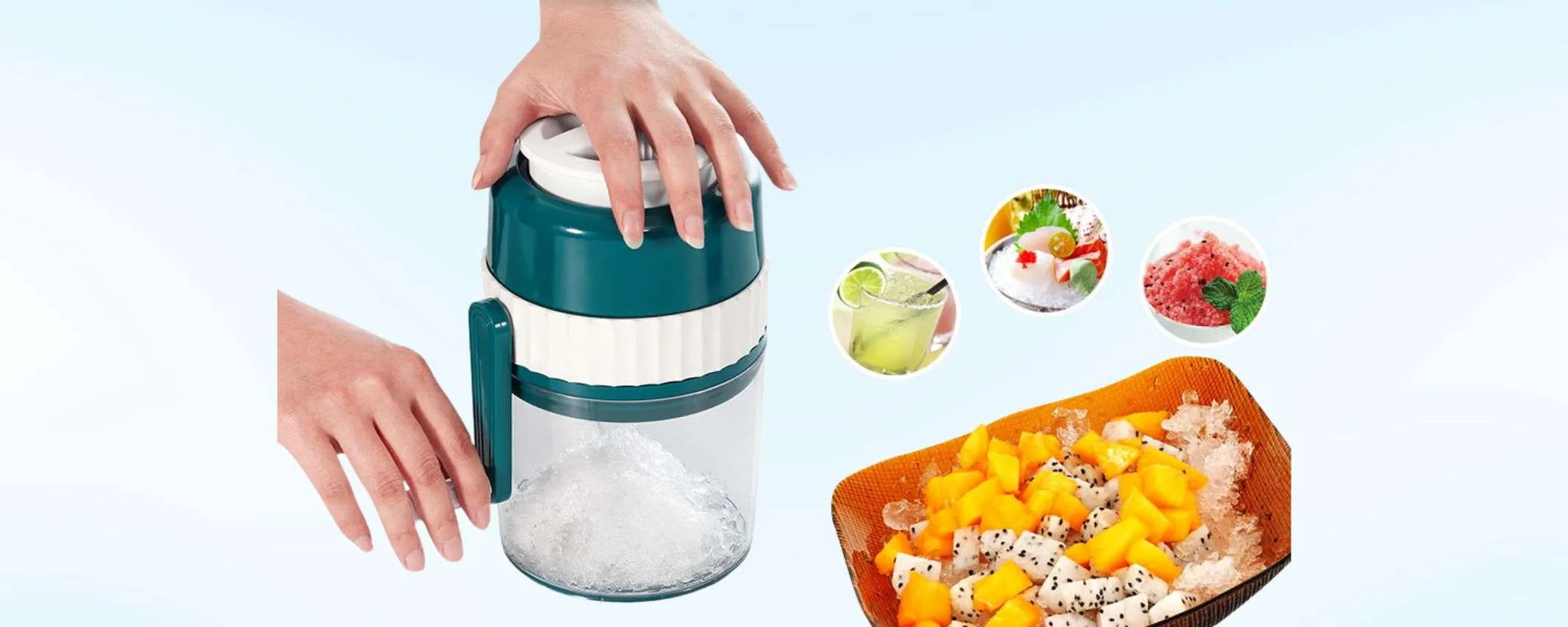 Granita a casa con questo tritaghiaccio in super offerta con coupon attivo