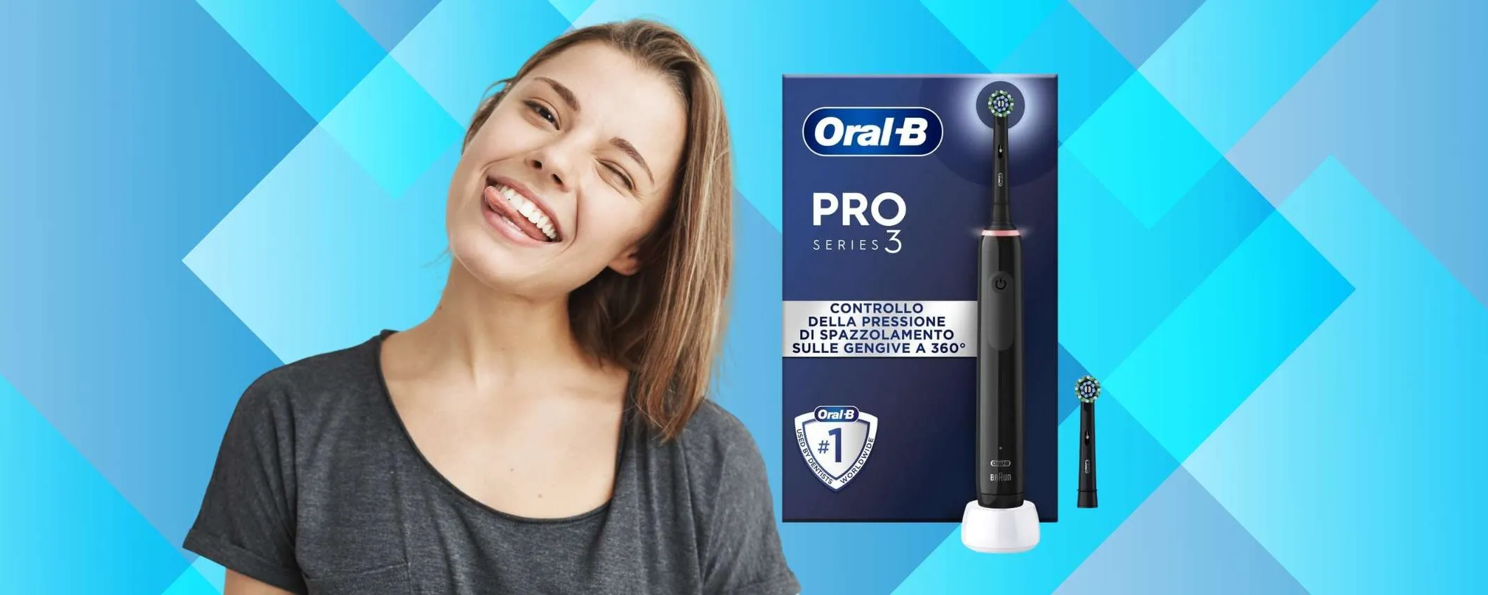 Oral-B Pro 3: spazzolino elettrico che costa poco e offre un ottimo risultato