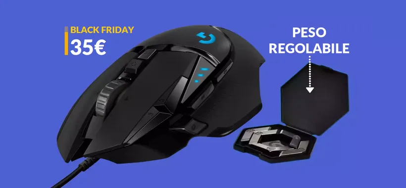 Mouse Logitech da GAMING: con il Black Friday è tuo a soli 35€