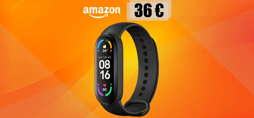 Xiaomi Mi Smart Band 6: display MOZZAFIATO e super autonomia (36€)
