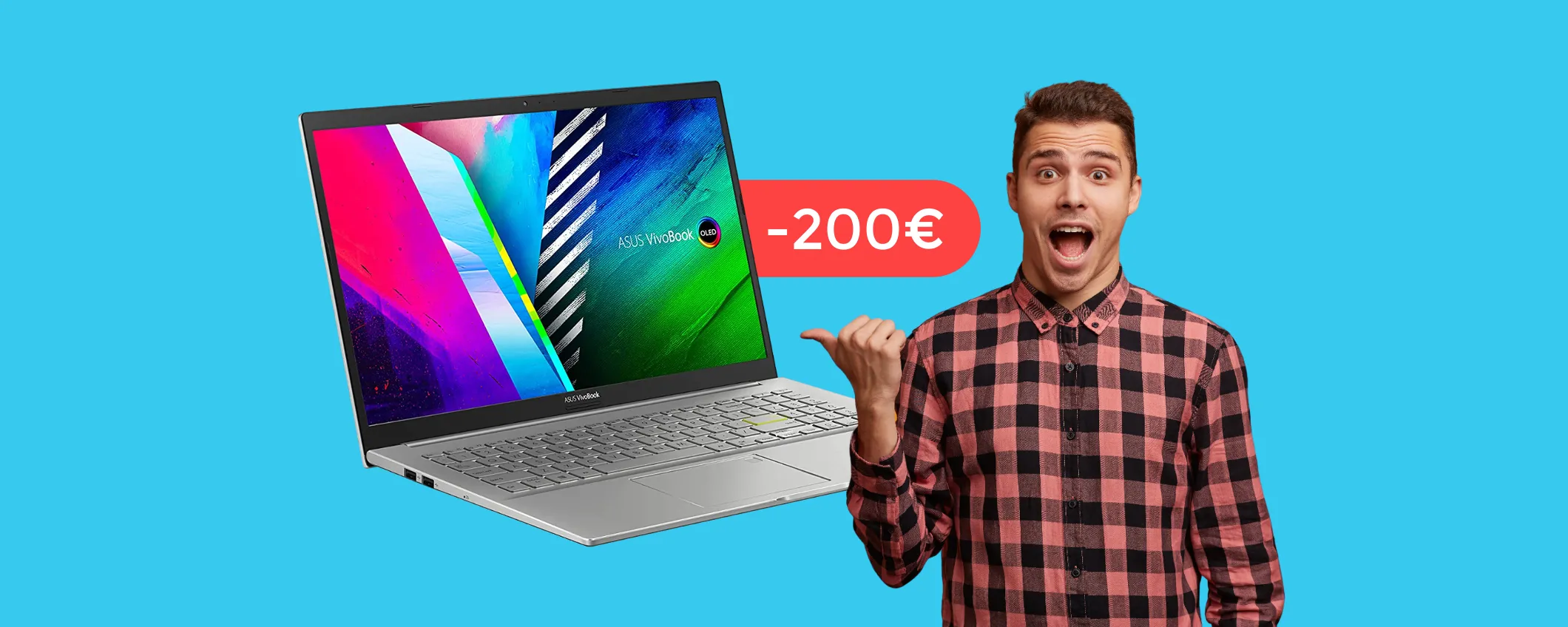 Asus Vivobook 15 OLED con processore i7: pura POTENZA (-200€)