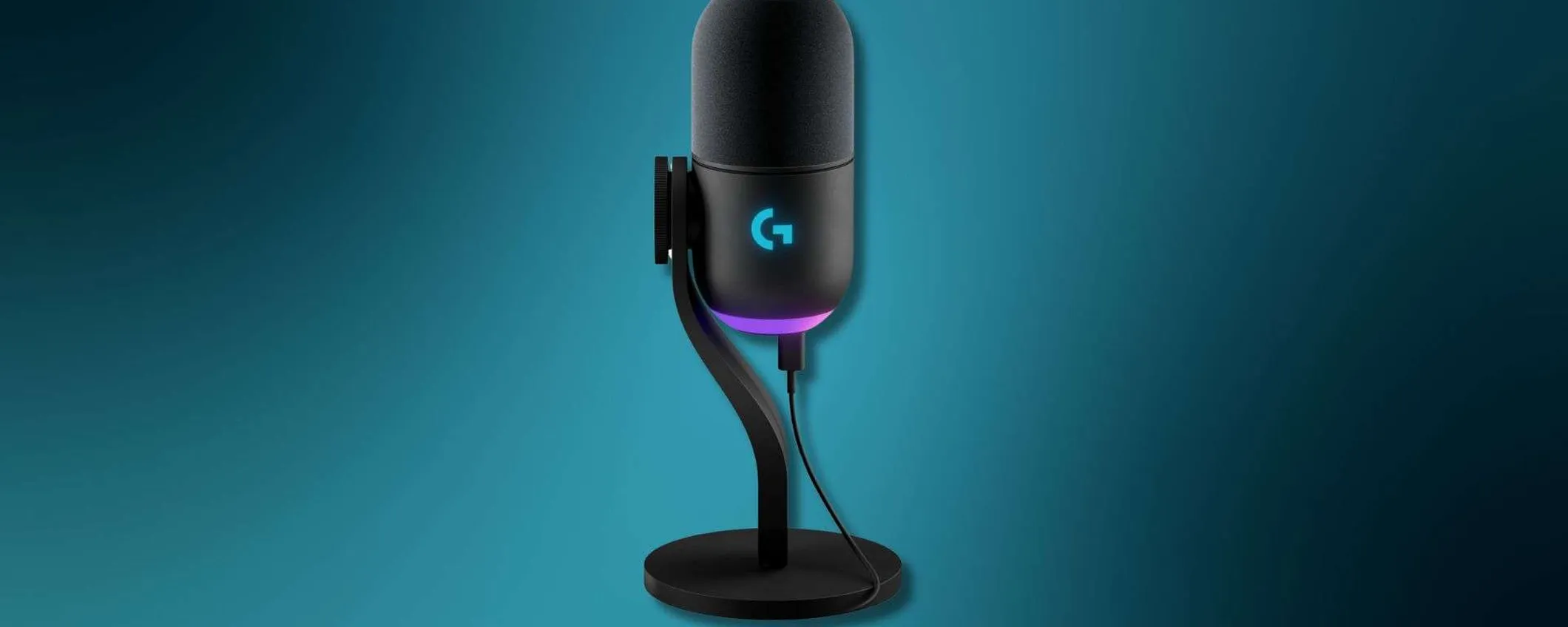Logitech G Yeti GX a 109,99€: microfono USB da gaming con RGB LIGHTSYNC