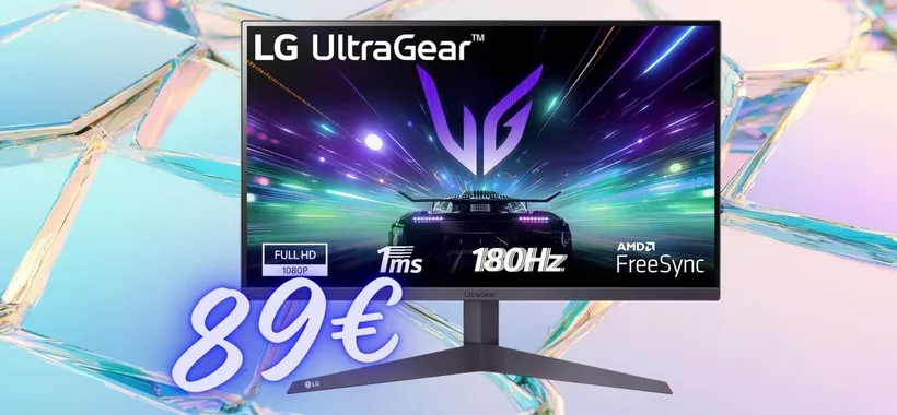 Monitor da 24" FHD a 180Hz con risposta di 1ms: LG UltraGear in offerta su Amazon