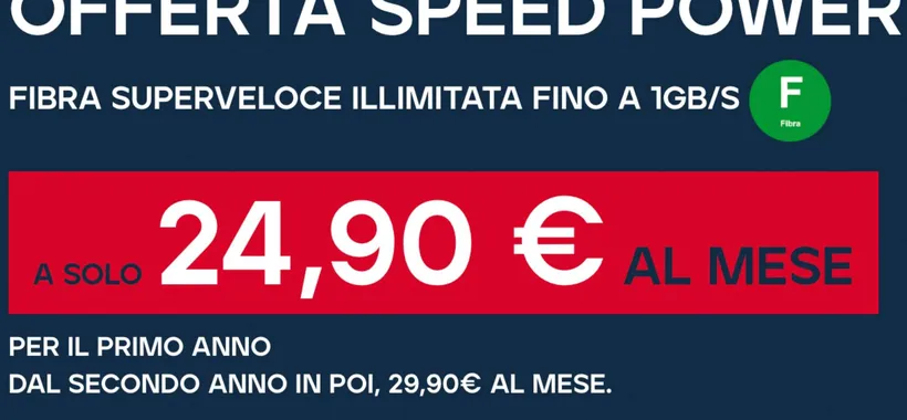 Promo Speed Power JustSpeed: FTTH a 24,90€