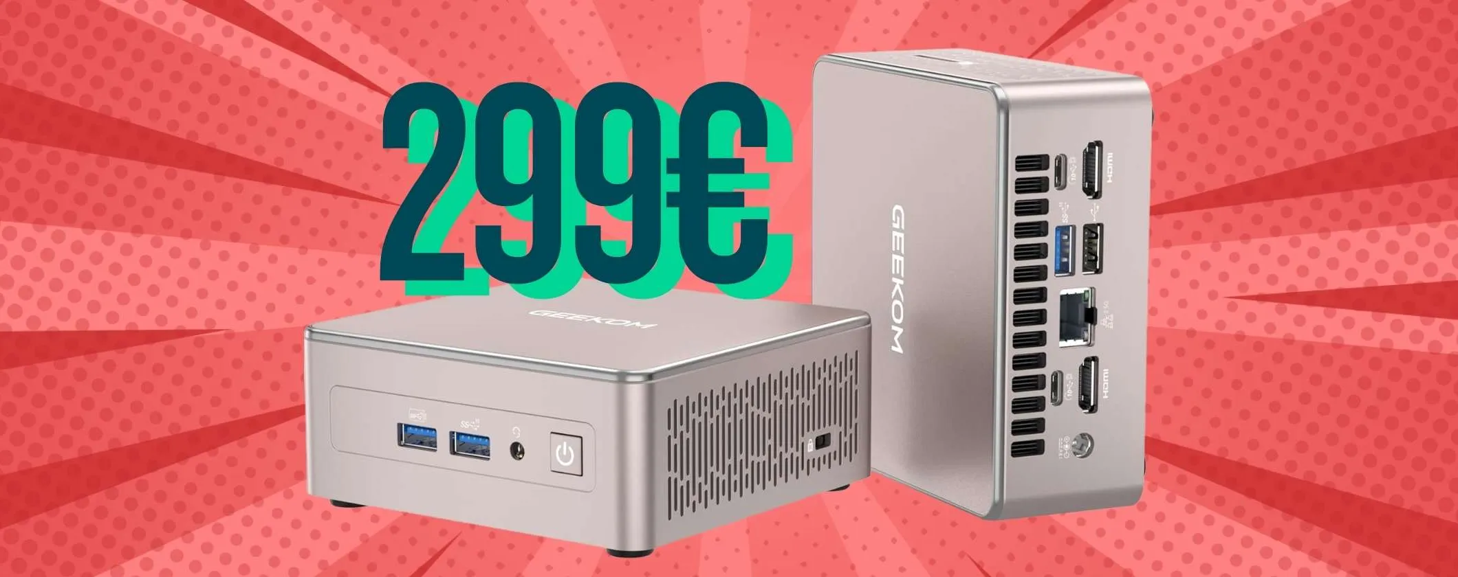 Potentissimo Mini PC con Ryzen 7 oggi tuo a soli 299€ (offerta a tempo)