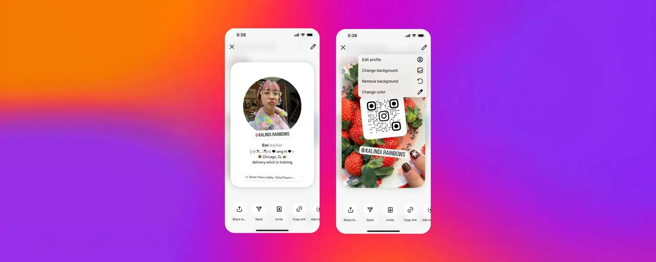 Instagram, ecco Profile card: sono come dei biglietti da visita, ma virtuali