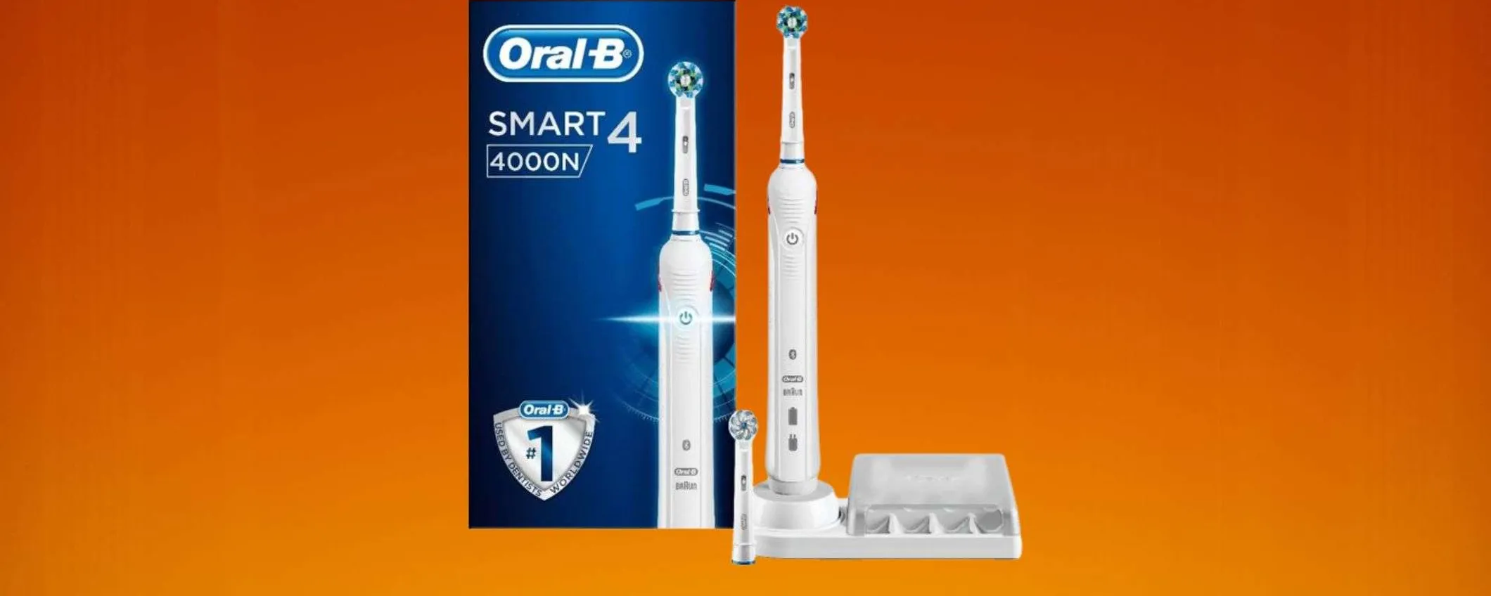 Oral-B Smart 4, pulizia totale e intelligente in OFFERTISSIMA su Amazon