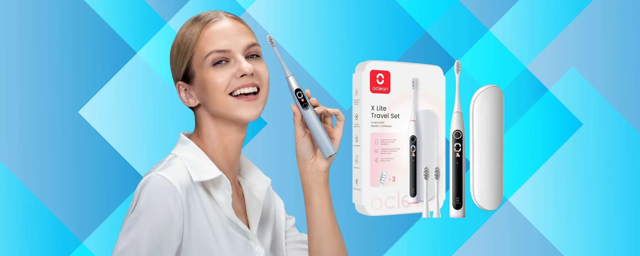 Oclean X Lite: spazzolino elettrico con 5 modalità e autonomia di 40 giorni