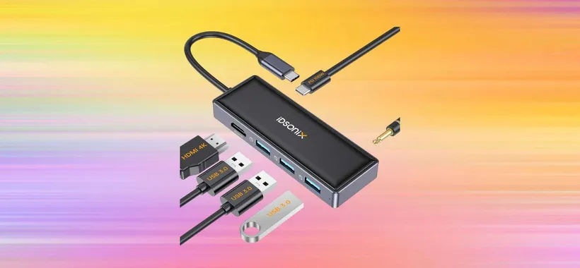 Hub USB-C 6-in-1: attiva il coupon per il 50% di sconto