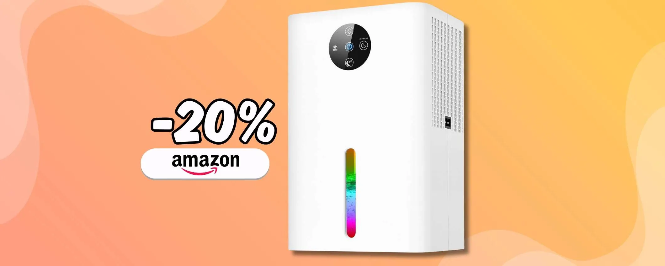 Muffa negli angoli? Risolvi con questo Deumidificatore elettrico (48€)