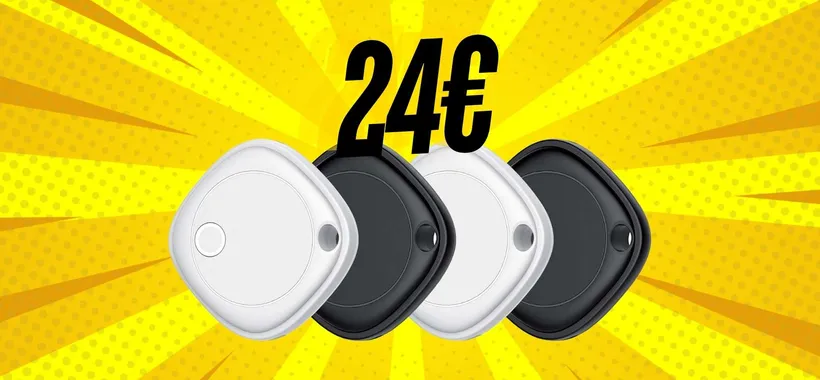 Smart Air Tag: 4 trova oggetti a meno della metà su Amazon (24€)