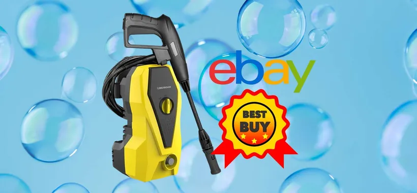 Idropulitrice ad alta pressione per vialetti, pareti, recinti e auto a soli 74€