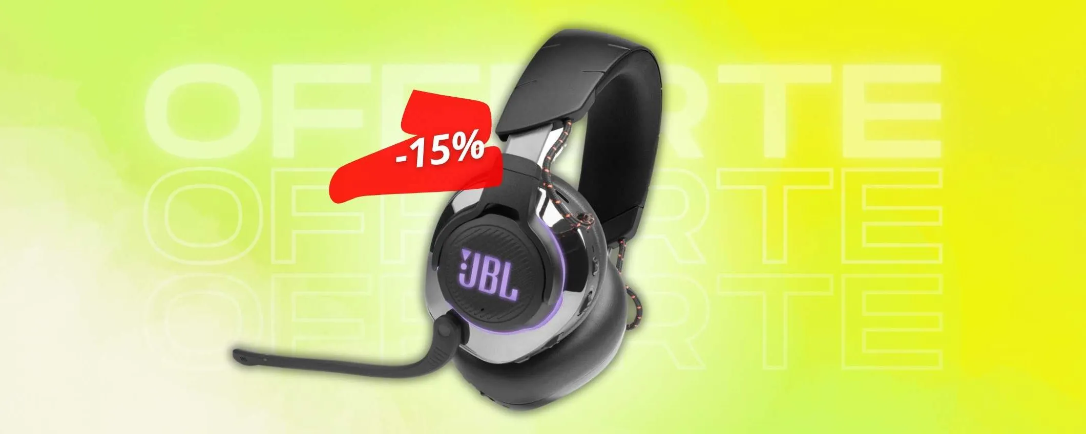 JBL Quantum 810, le cuffie GAMING professionali e multipiattaforma