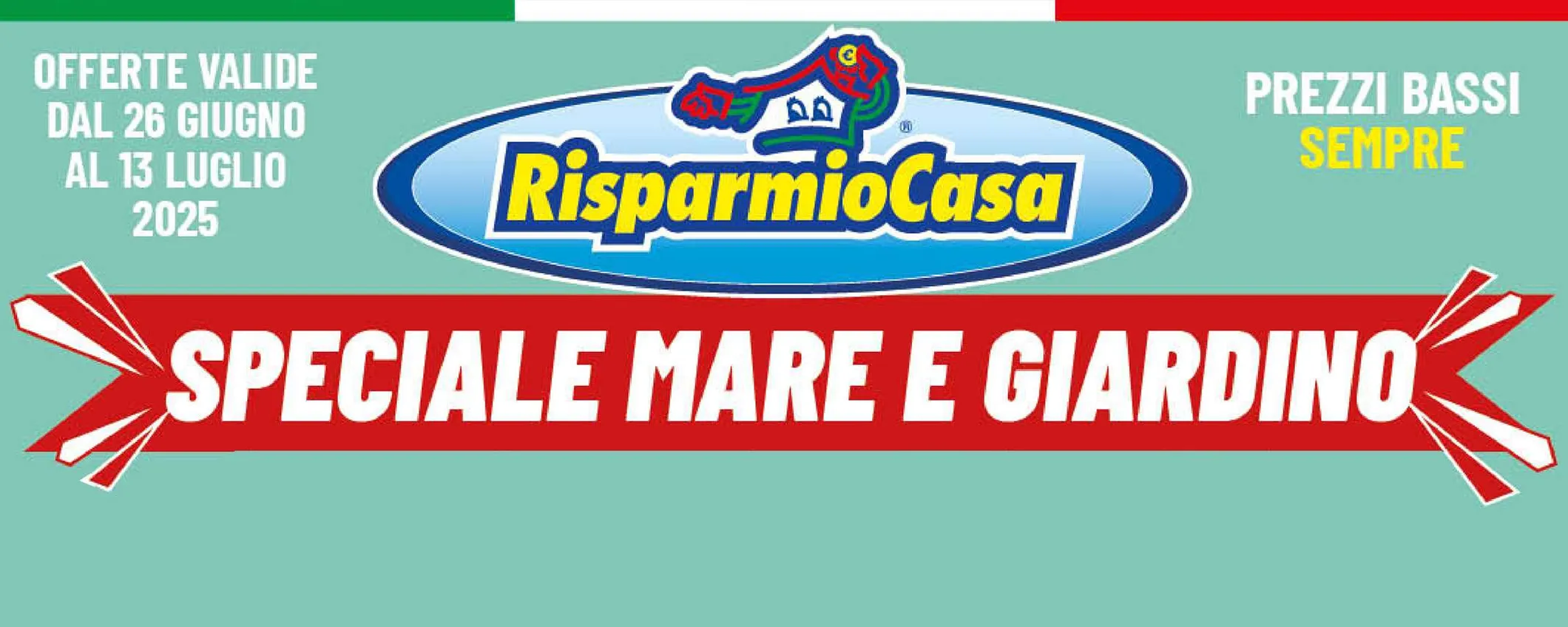 Volantino RisparmioCasa: super sconti per il mare e il giardino