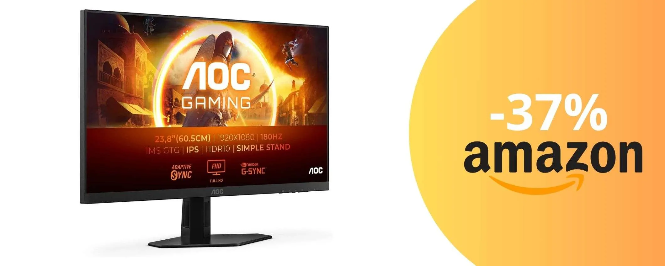 Il monitor da gaming di cui non potrai più fare a meno: lo sconto da non perdere