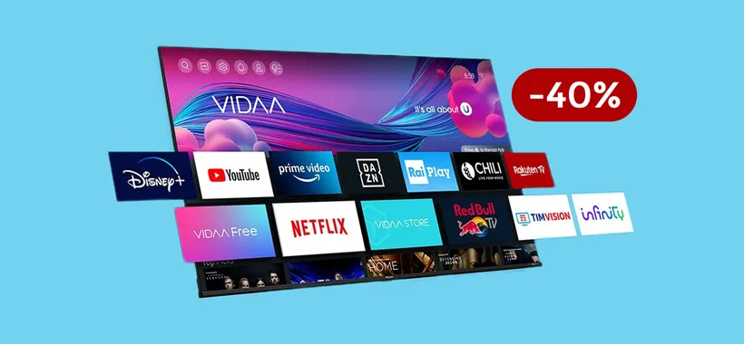 Smart TV 4K Hisense 43" a prezzo mai visto su Amazon (-220€)