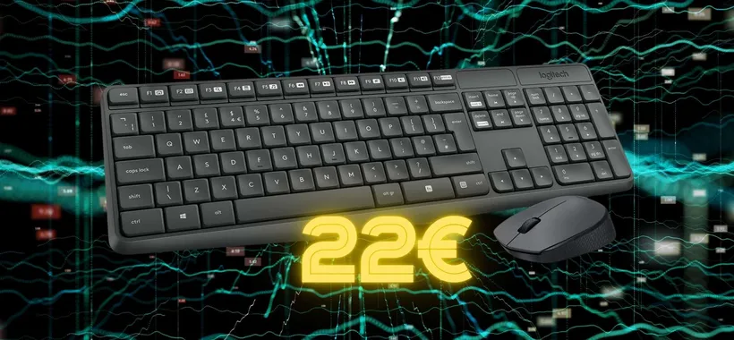 Logitech MK235: combo tastiera e mouse wireless con appena 22€