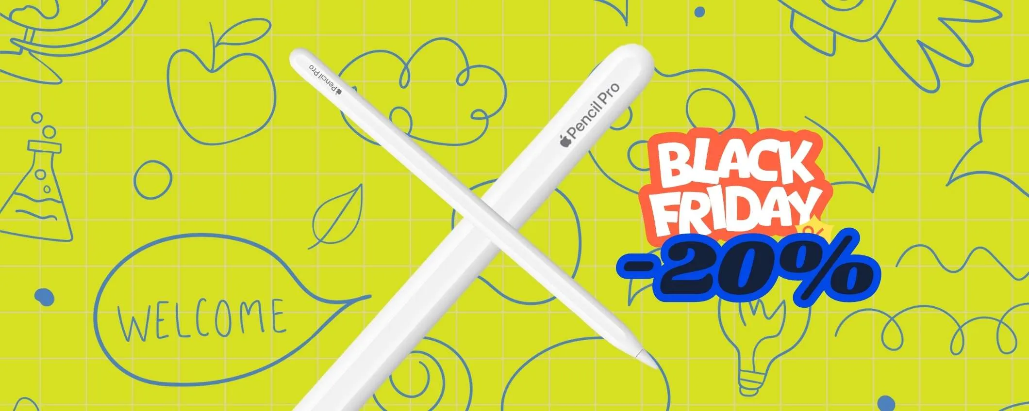 Apple Pencil Pro non ha rivali, sconto Black Friday è la tua occasione