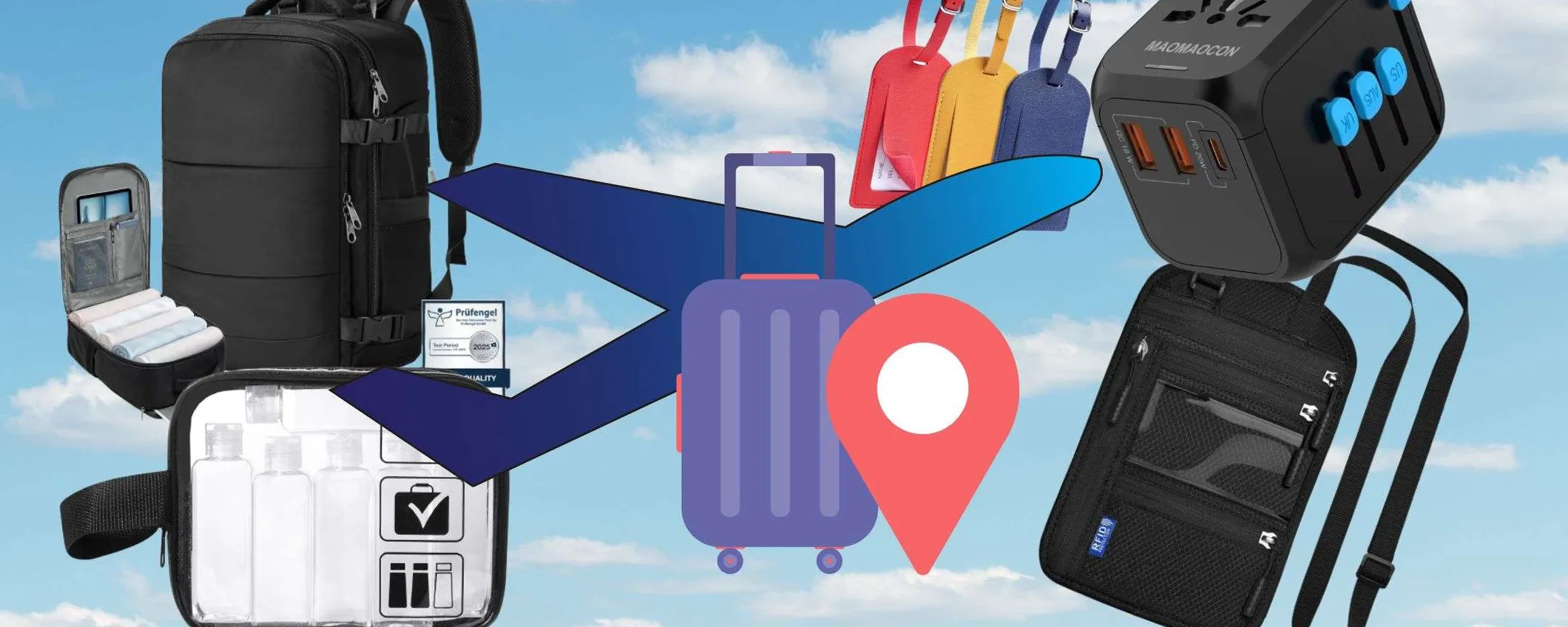 10 accessori INDISPENSABILI da viaggio: su Amazon da 5€ a meno di 20€