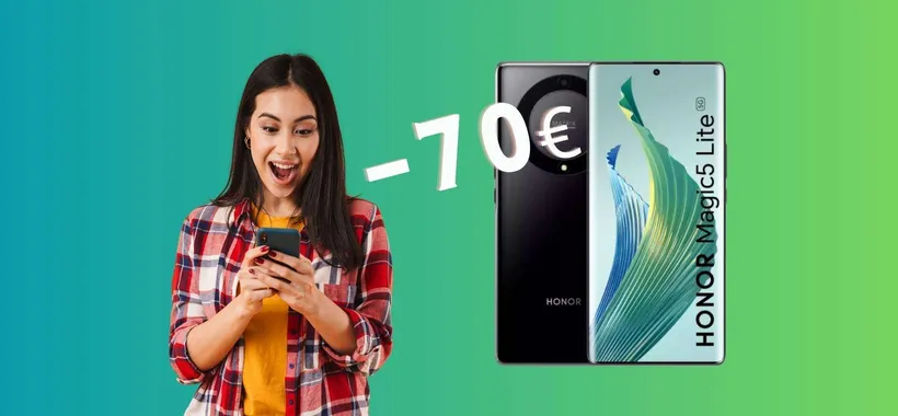 Honor Magic5 Lite a 70€ in MENO su eBay, da prendere SUBITO