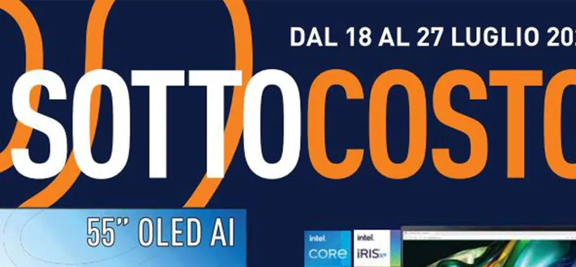 Volantino Unieuro, tornano le migliori offerte Sottocosto di fine luglio