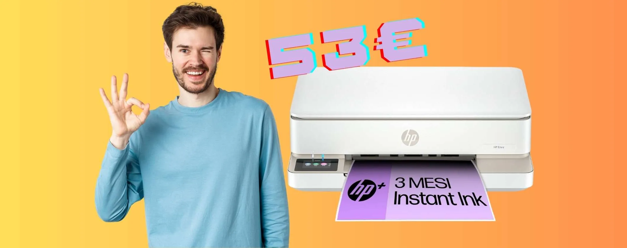 HP Envy 6120e: stampante multifunzione dal costo ridicolo (sconto del 41%)