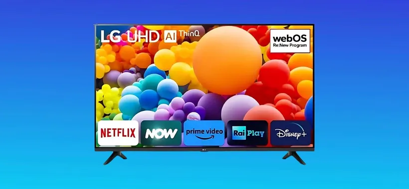 LG UHD 43'' Serie UT73: smart TV 4K con il 27% di sconto su Amazon