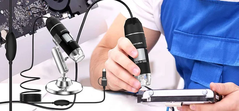 Microscopio digitale SPETTACOLARE a 14€: perfetto per smartphone e PC