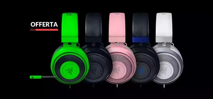 Cuffie Razer in SCONTO a poco più di 50€: best buy per i gamer