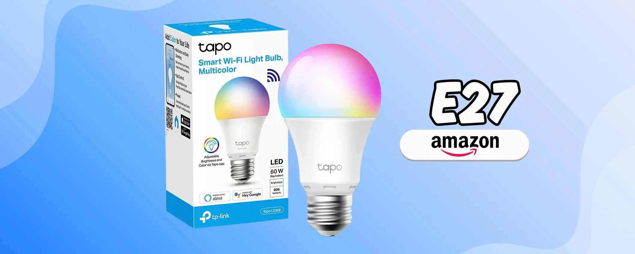 Con meno di 10€ la lampadina TAPO rivoluziona la luce in casa (Smart LED)