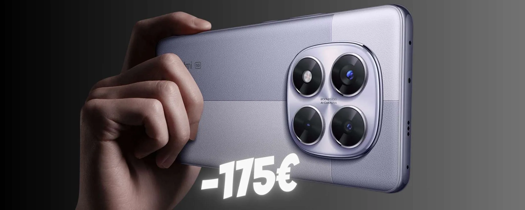 Redmi Note 14 Pro 5G con fotocamera da 200MP in SCONTO di oltre 175€