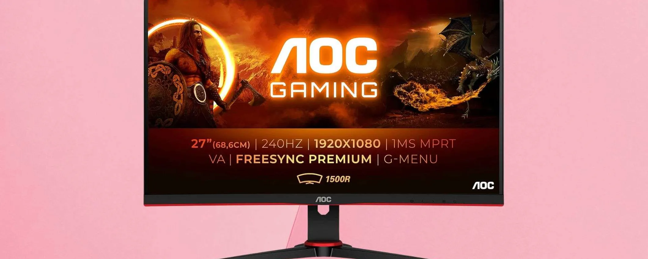 Monitor gaming AOC in offerta: prezzo economico, prestazioni al top