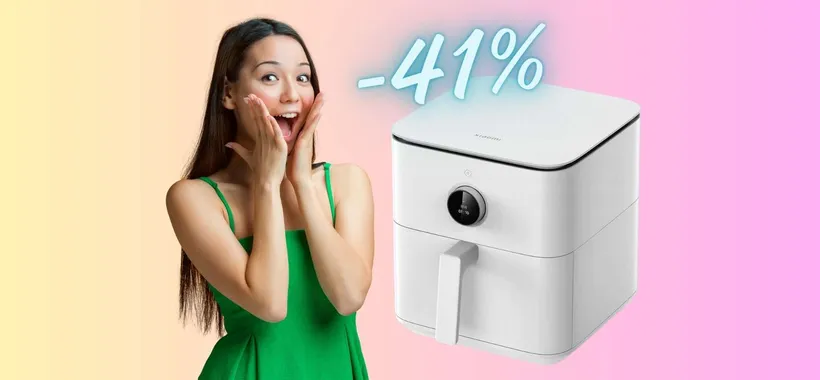 SCONTO SPAVENTOSO del 41% per la friggitrice ad aria Xiaomi Smart da 6,5L