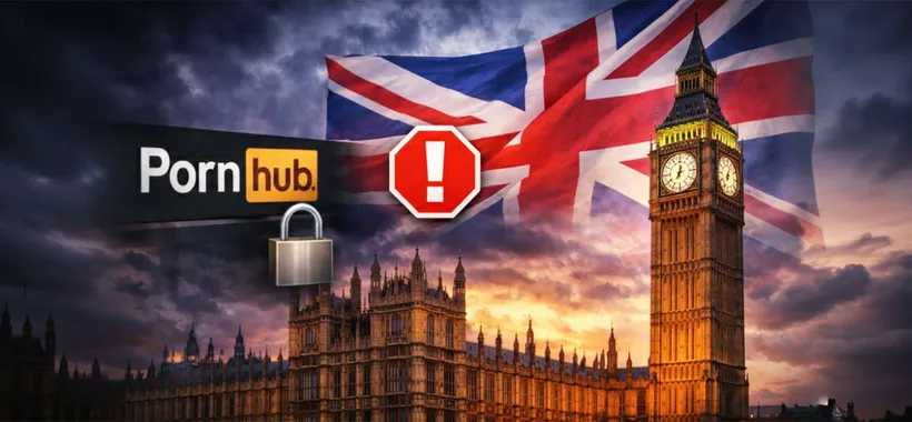 Pornhub blocca nuovi utenti in UK dopo le regole più dure sulla verifica età