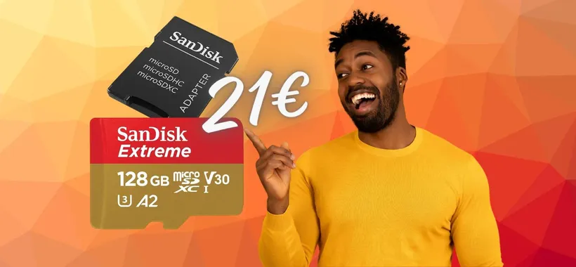 SanDisk da 128GB, la microSD con adattatore tua a SOLI 21€ su Amazon