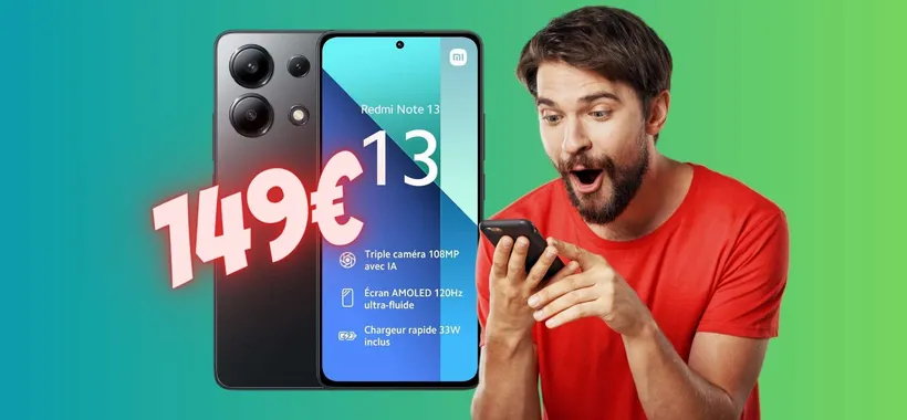Xiaomi Redmi Note 13 da 128 GB e Dual Sim in PROMO eBay a 149€