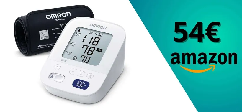 Pressione sotto controllo con l'Omron X3 Comfort: oggi in offerta a meno di 55€