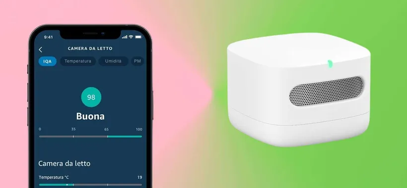 L'aria che respiri è buona? Scoprilo con il monitor smart Amazon in offerta a tempo (-38%)