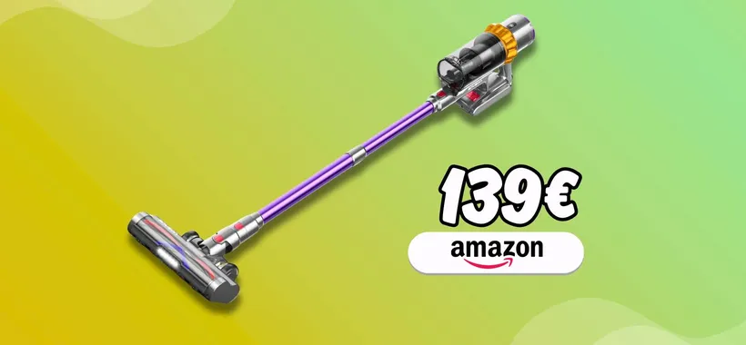 Doppio sconto rende questo aspirapolvere senza fili una bomba: 45K Pa